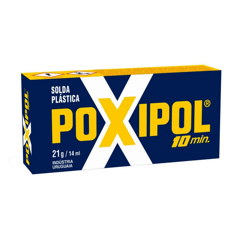 COLA POXIPOL CINZA 21G