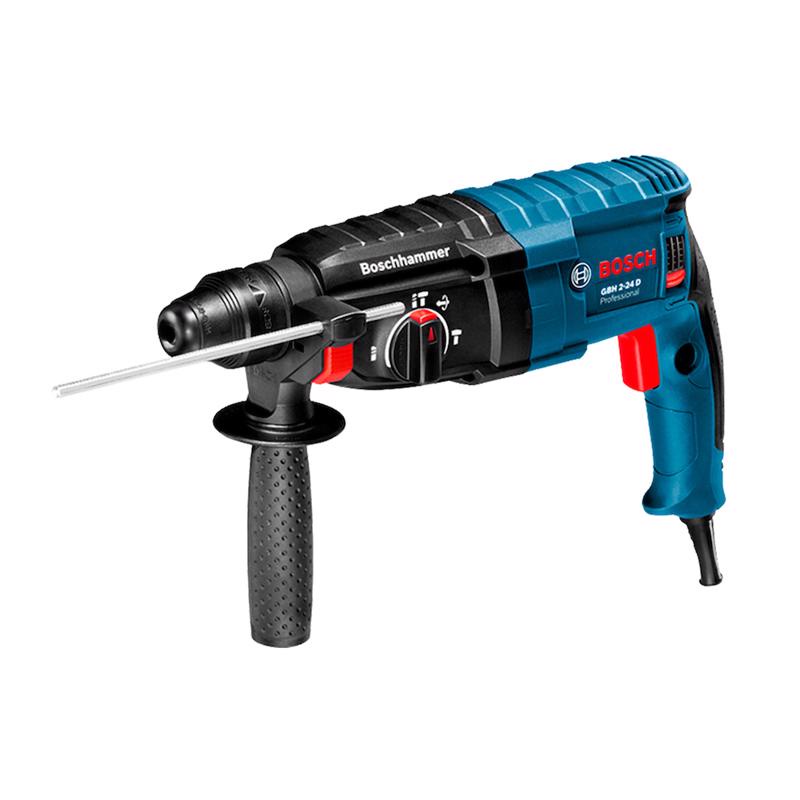 Martelo Perfurador Rompedor Bosch GBH 2-24 D 820W 2,7J EPTA 220V em caixa de papelão em Oferta na Shopee