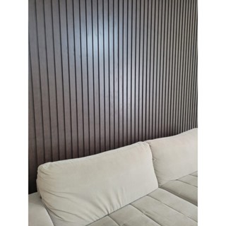 kit de 10 Ripas para Painel Madeira Ripado 100% Mdf Painel De Tv Cabeceiras De Cama, Paredes Alto colante