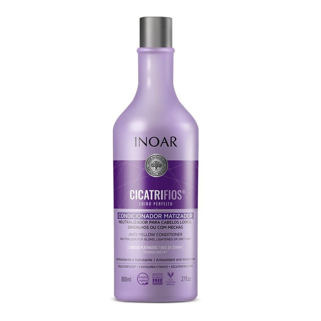 Inoar Cicatrifios Loiro Perfeito - Condicionador 800ml em Oferta na Shopee