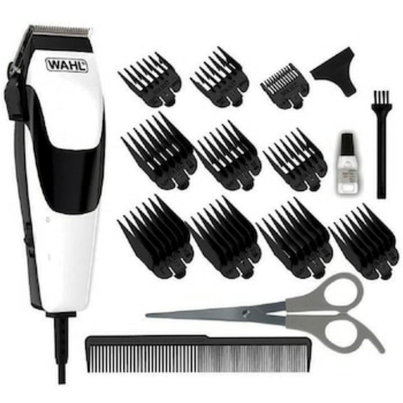 Máquina de Cortar Cabelo WAHL Quick Cut 10 pentes Branca/Preta 110V