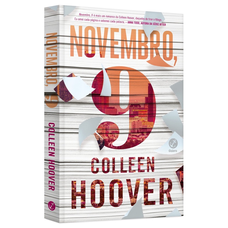 Livro Novembro, 9 - Uma história de amor inesquecível entre um aspirante a escritor e sua musa improvável - Colleen Hoover