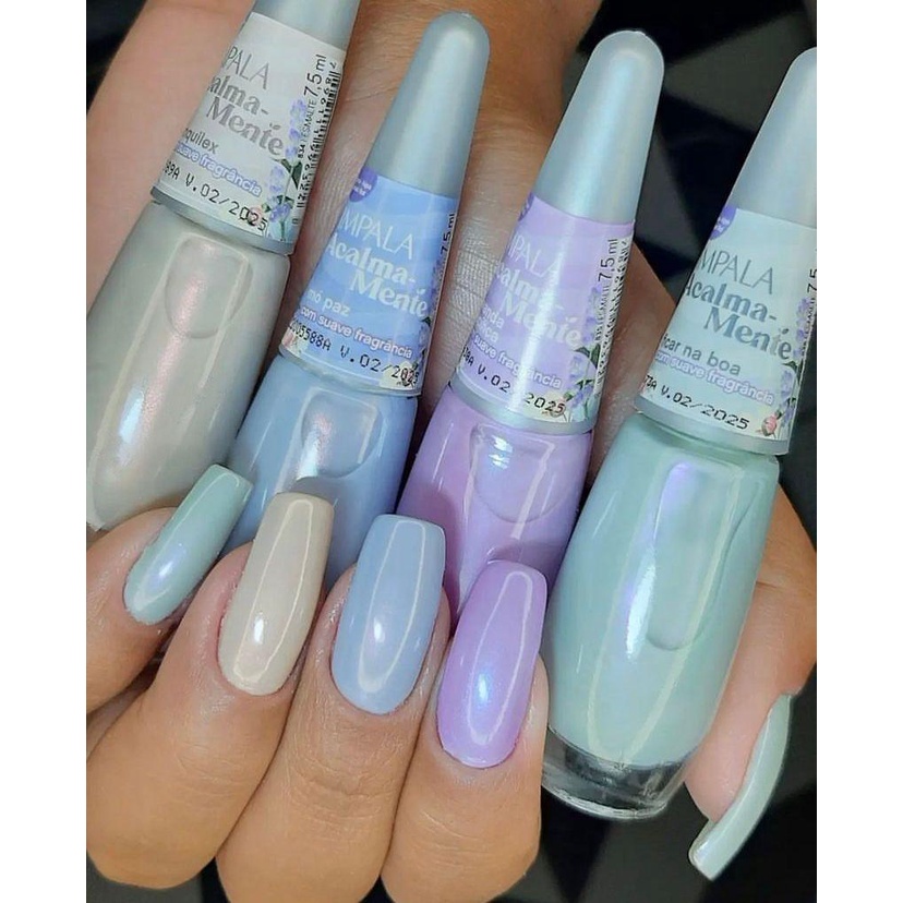 Impala Acalma Mente Kit com 4 Esmaltes - Envio Rápido