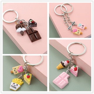 Chaveiro De Simulação Criativa Chocolate Pendentes De Sorvete Fofo Saco Feminino Accessoreis Kawaii Girl Gifts em Oferta na Shopee