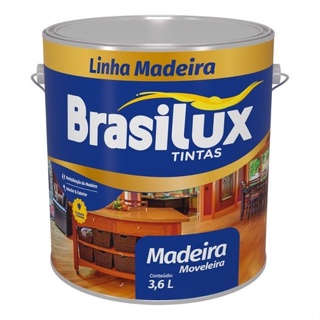 Verniz Brilhante para Madeira Proteção c/ Filtro Solar 3,6L Brasilux - Várias Cores em Oferta na Shopee