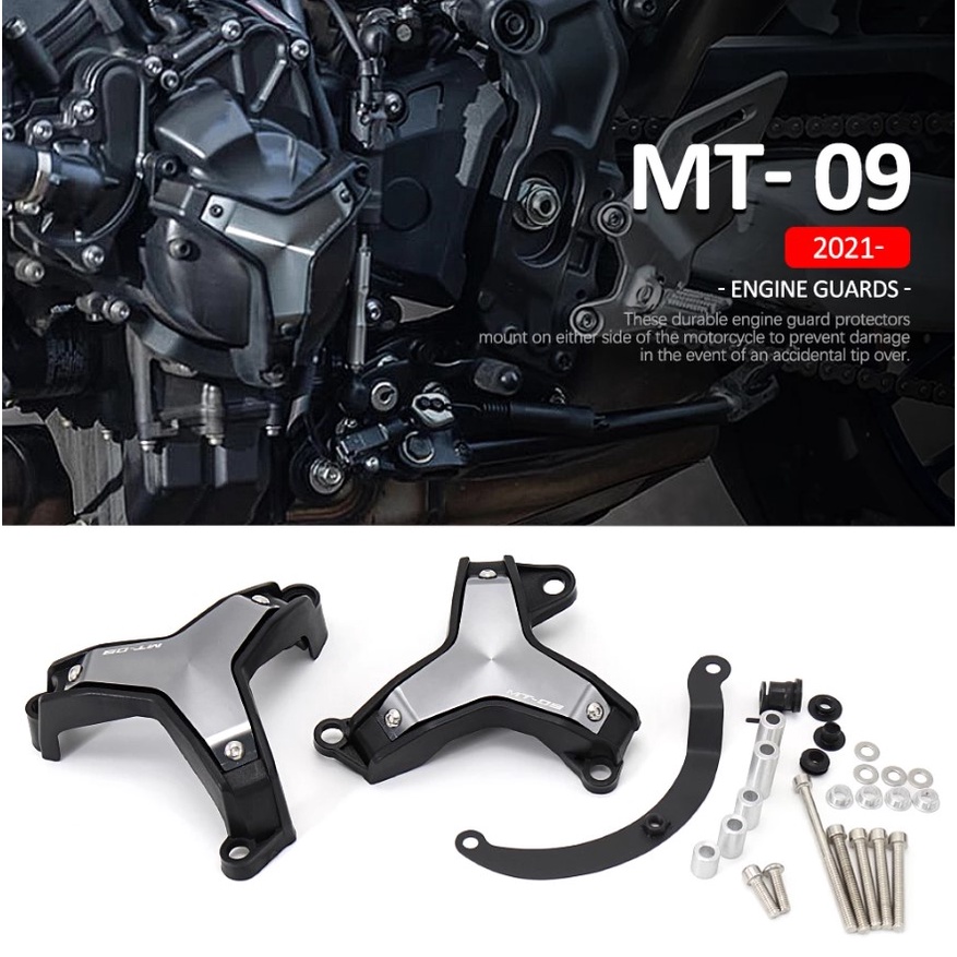 für Yamaha MT-09 2021 2022 CNC Motorschutz Sturzpads Crash Pad Protector MT09 SP