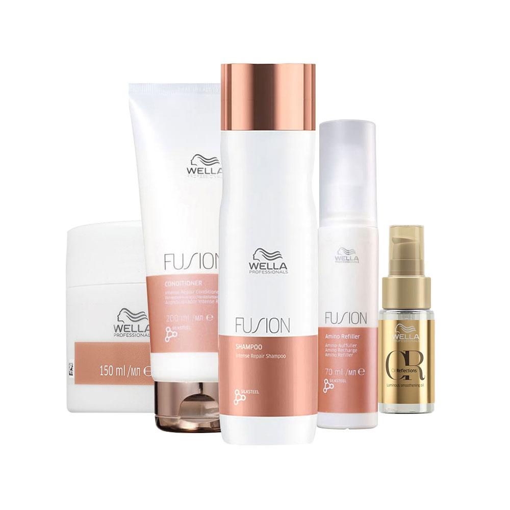 Kit Wella Professionals Fusion Home Care - 5 Produtos - Beauty