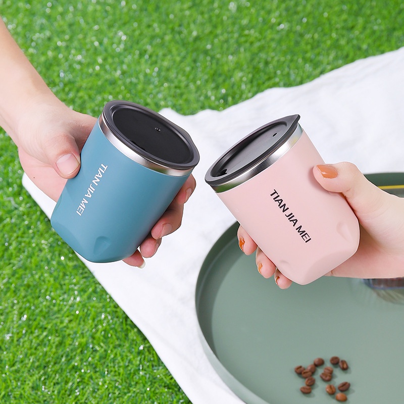 Caneca Térmica Copos De Cerveja 300ml Aço Inoxidável 20 oz Garrafa De Chá De Água De Café Isolamento A Vácuo