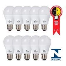 Kit 10 Lâmpada Bulbo Led 15w Branco Frio 6500k Bivolt Kian