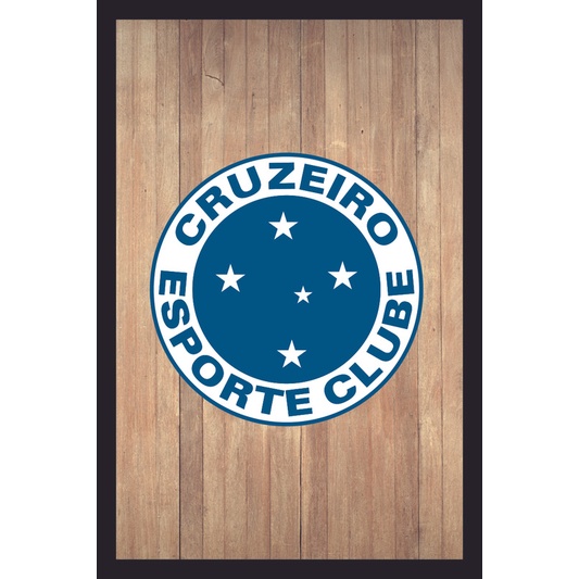 Placa Quadro Decorativo Cruzeiro Mafia Azul Zeiro maior de minas de MDF 6mm (Não empena com tempo) 20x28cm Impressão Direta 02