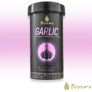 Ração De Peixes Garlic Black Line 90g Poytara