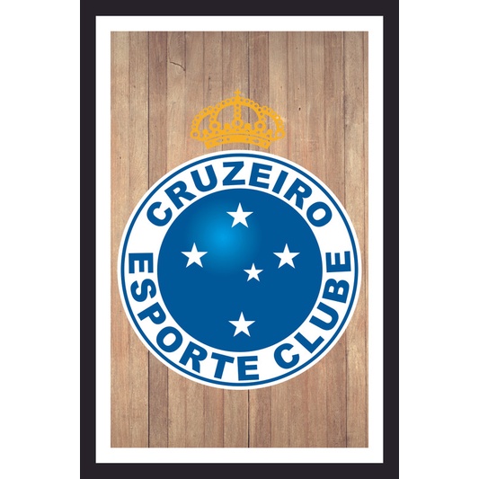 Placa Quadro Decorativo Cruzeiro Mafia Azul Zeiro maior de minas de MDF 6mm (Não empena com tempo) 20x28cm Impressão Direta 09