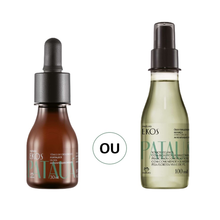 Natura Ekos Patauá: Tônico Capilar (30ml) ou Óleo Finalizador (100ml) |  Shopee Brasil