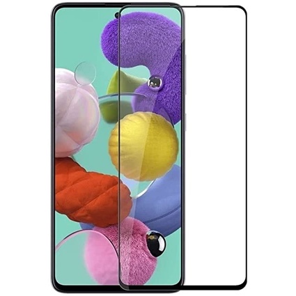 Capa Capinha Aveludada Samsung A51 + Película Vidro 9D - detalhe