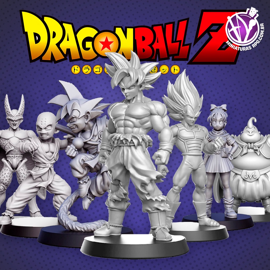 Dragon Ball Z Miniaturas RPG D&D e Pintura