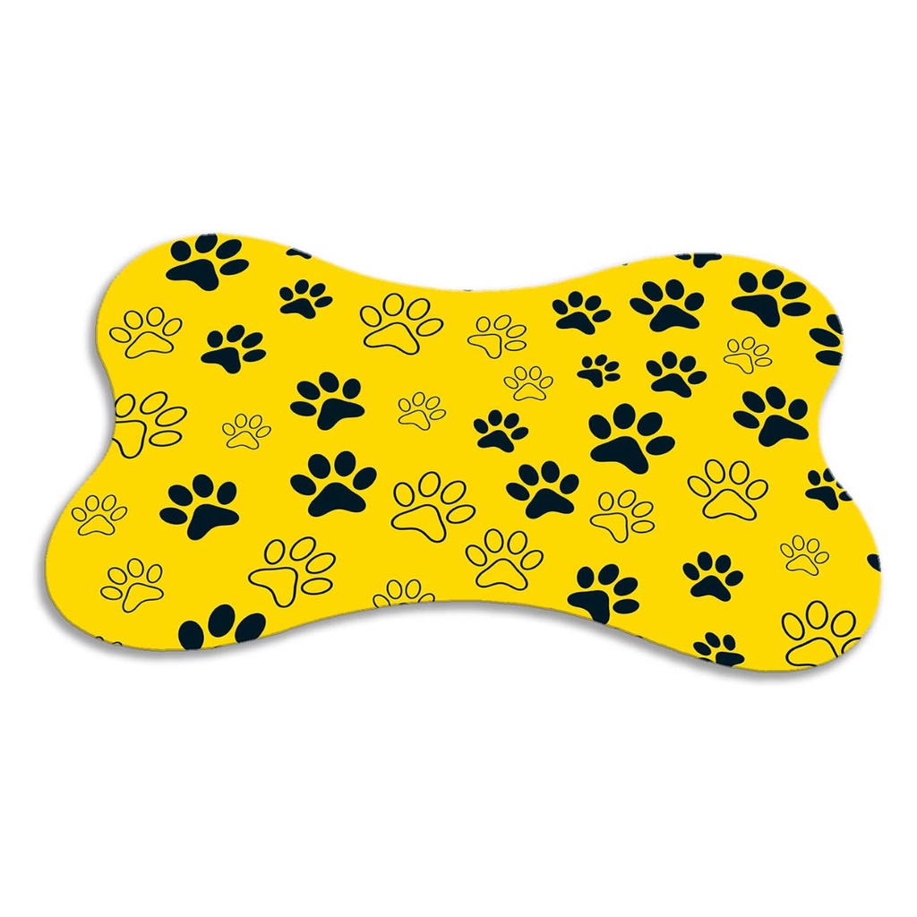 Tapete Patinhas Para Comedouro Osso 46x30