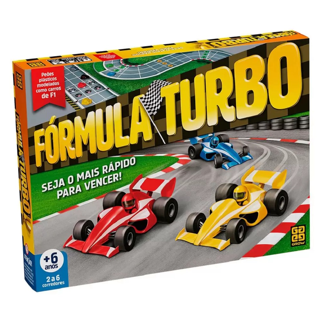 Formula Turbo Jogo De Tabuleiro 04273 - Grow em Oferta na Shopee