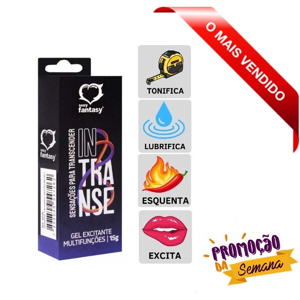 Gel excitante 5em1 InTranse 15g Sexy Fantasy em Oferta na Shopee