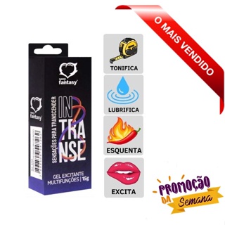 Gel excitante 5em1 InTranse 15g Sexy Fantasy em Oferta na Shopee