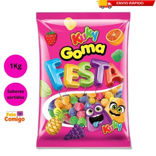 Bala De Goma Jujuba Festa 1Kg - Kuky