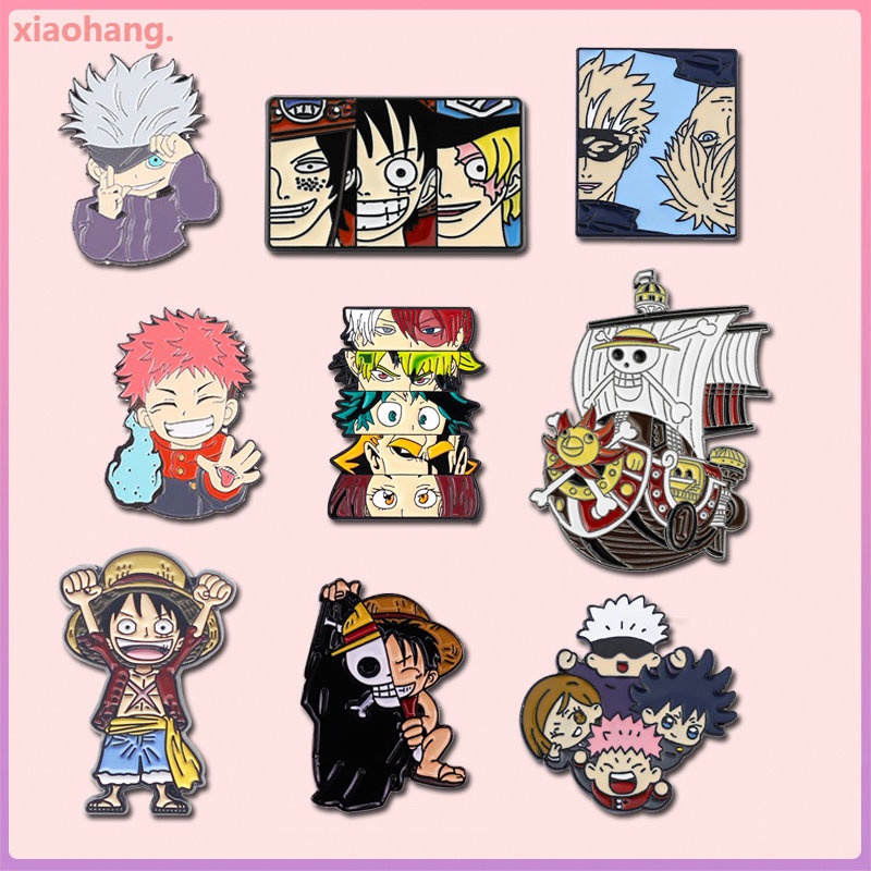 Anime Jujutsu Kaisen Broche De Uma Peça Alfinete Aventura Luffy Alfinetes De Crachá My Hero Academia Broches Acessórios Para Jóias Presentes