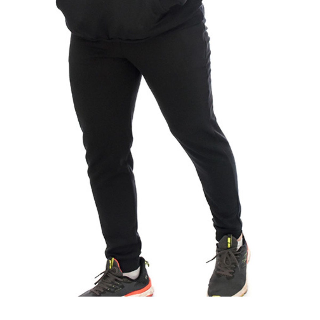 Calça Moletom Juvenil Unissex Jogger com Elástico e Cordão Ajustável