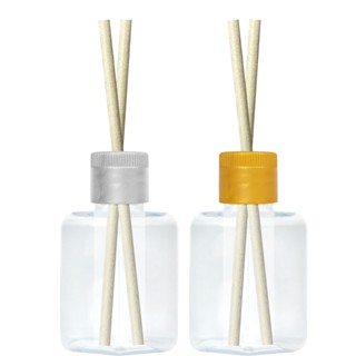 50 Mini Frasco Plástico 40ml Tampa Para Aromatizador + Varetas Lembrancinhas e Difusores