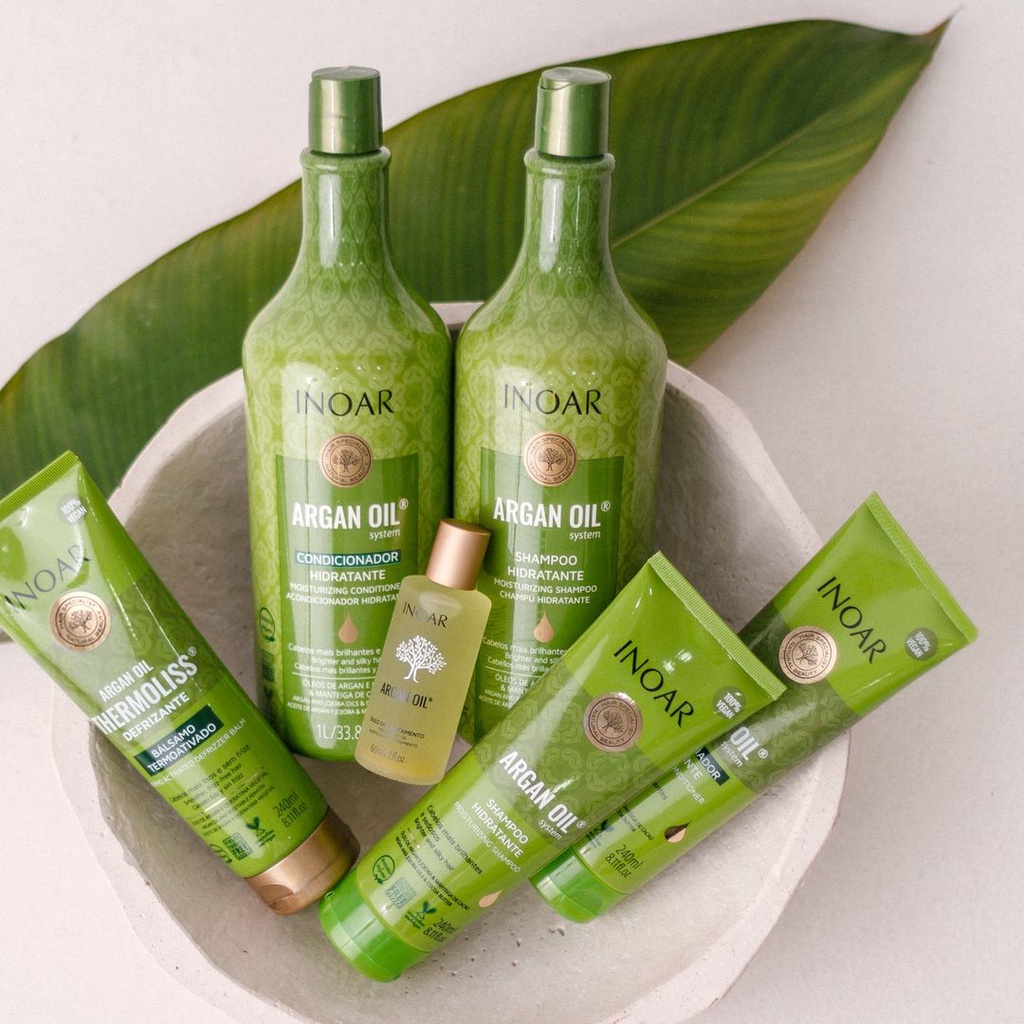 Detalhes do Inoar Argan Oil System - Condicionador Hidratante 1L