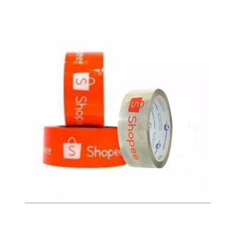 Kit c/ 3 Fitas Adesiva SHOPEE, 2 laranja  e 1 Transparente ambas 48mm x 100m em Oferta na Shopee
