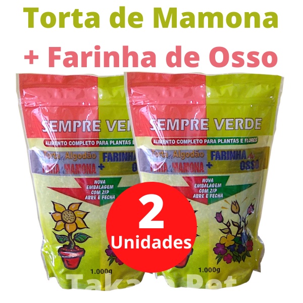 Fertilizante Torta de Algodão Farinha de Osso Sempre Verde - Comprar com Melhor Preço em Essenciais para Assar
