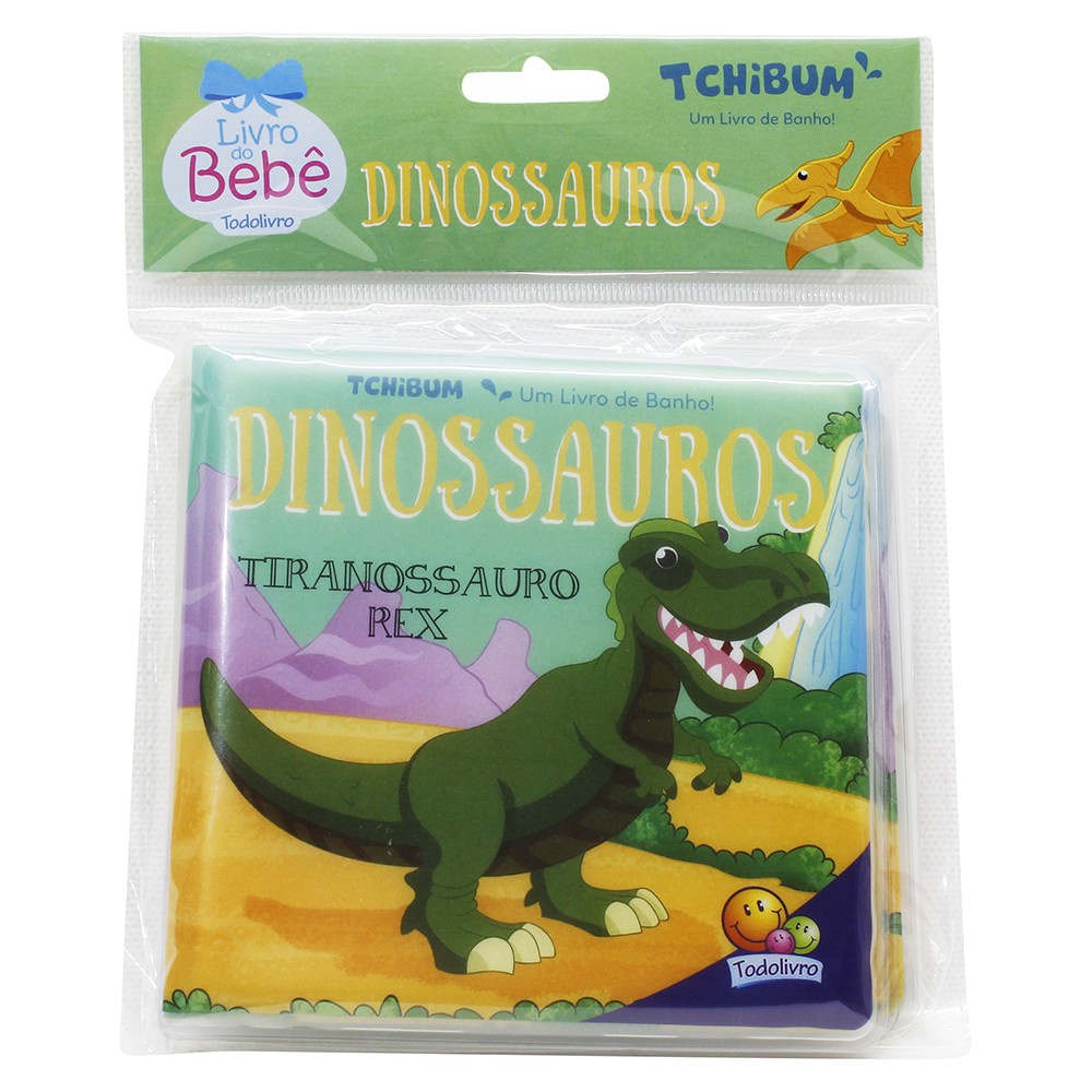 Livro do Bebê - Tchibum - Um Livro de Banho - Dinossauros