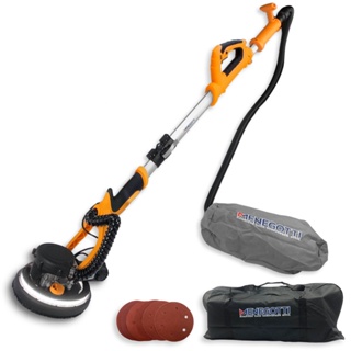 Lixadeira de Parede Teto Elétrica Menegotti MLP750 para Lixamento de Gesso Drywall Reboco Pedreiros em Oferta na Shopee