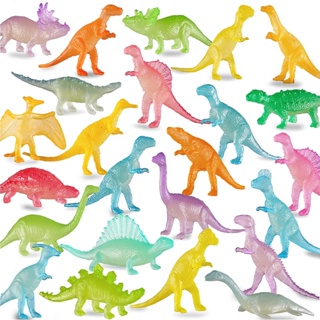 Mini Dinossauros Brinquedos Dinossauro Luminoso Brinquedo Brilho Em Dino Escuro Festa Favorece Suprimentos Presente Para Crianças Menino Menina em Oferta na Shopee