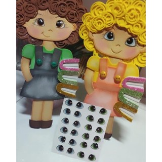 Olhos Adesivo Resinados para Biscuit EVA Feltro Artesanato Olhinhos RC08