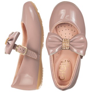 Sapatilha Infantil Sapato Confortável Laço Strass Brilho Leve Boneca Salomé Menina Rasteirinha Macio Festa Daminha Moda Atual Blogueira