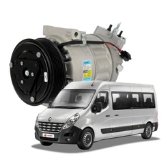 Compressor de Ar Condicionado Renault Master 2013 14 15 16 17 18 19 20 Delphi Original Novo