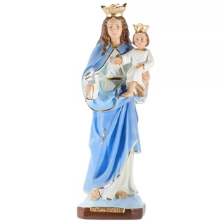 Imagem Nossa Senhora da Guia 23 cm Gesso Escultura Católica em Oferta na Shopee