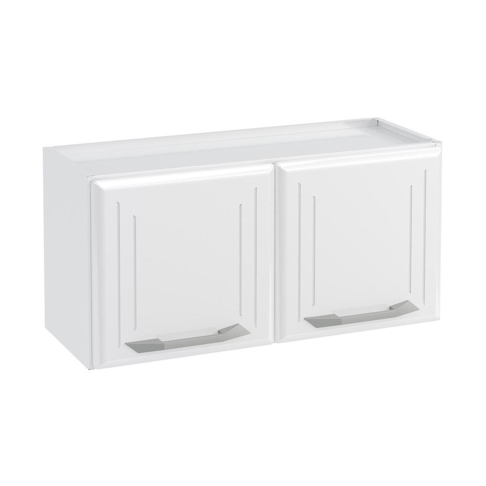 Armário de Cozinha de Aço Aéreo Duplo 70cm Rose Multimóveis CR6086 Branco - Home & Living