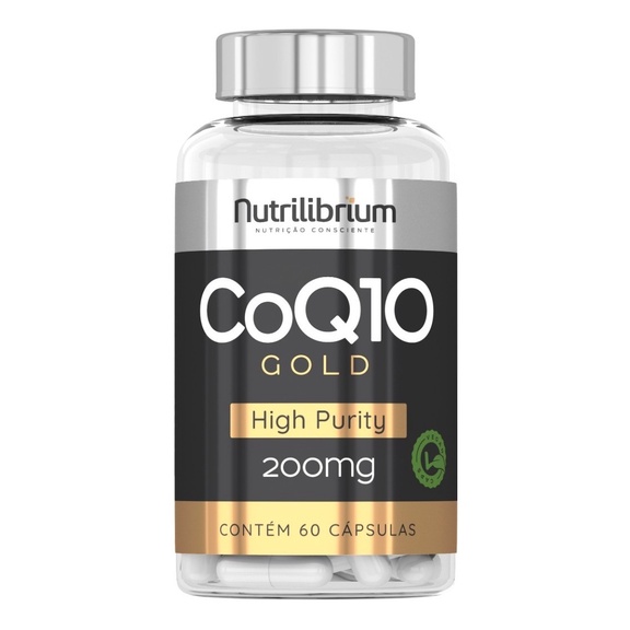 Coq10 Coenzima Q10 200mg Premium C/ 60 Cápsulas Nutrilibrium