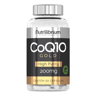 Coenzima Q10 Coq10 Ubiquinona 200mg Premium C/ 60 Cápsulas Nutrilibrium