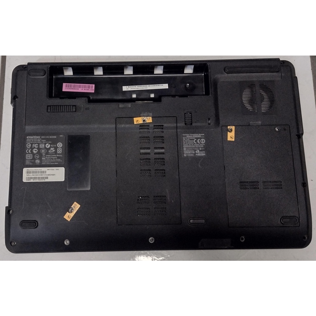 Carcaça Inferior Do Notebook Acer Emachines E525