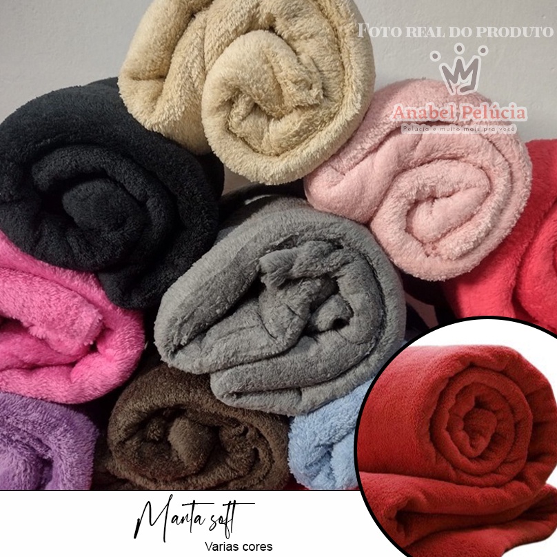 Cobertor manta soft casal 1,80  x 2,00 super quentinha varias cores Cobertor Coberta Manta Casal Microfibra Oferta em Oferta na Shopee