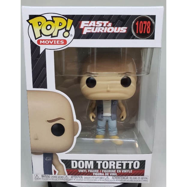 Funko POP #1078 - "Fast & Furious - Velozes e Furiosos" - Dom Toretto