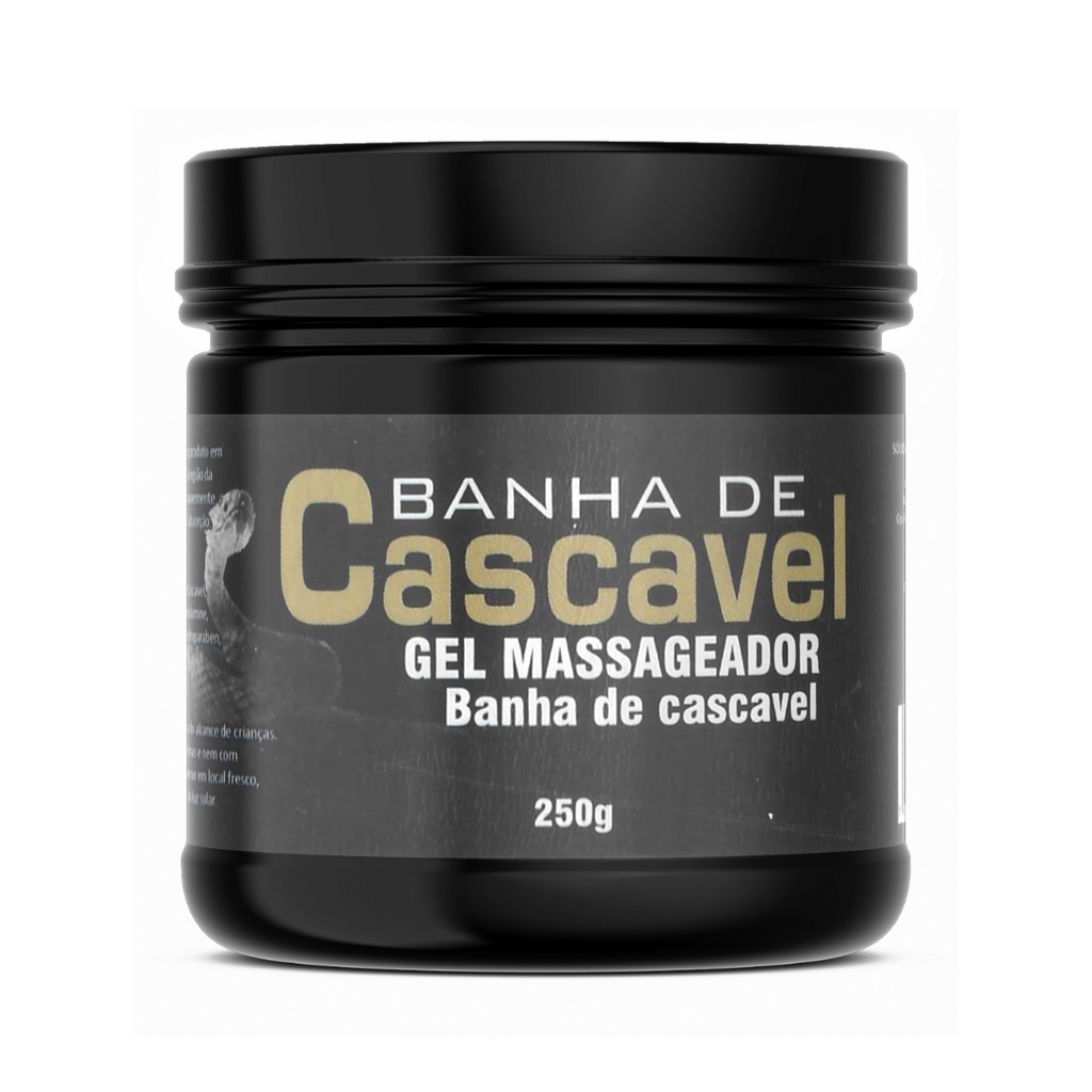 Gel Tira Dor (Banha de Cascavel) 250g [Saúde Da Terra] Shopee Brasil