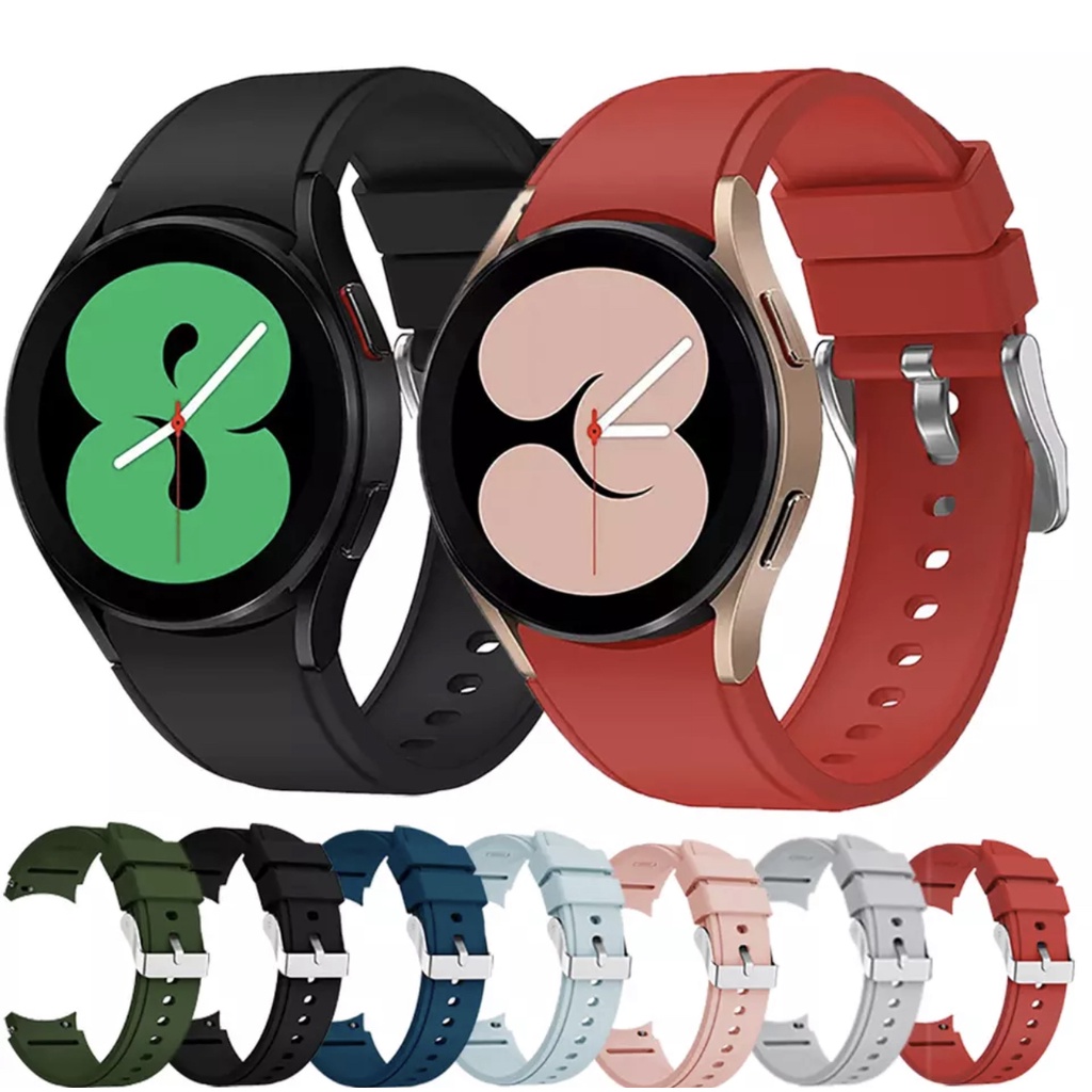 Pulseira Silicone para Samsung Galaxy Watch 4 - Medida 20mm Curvada Promoção