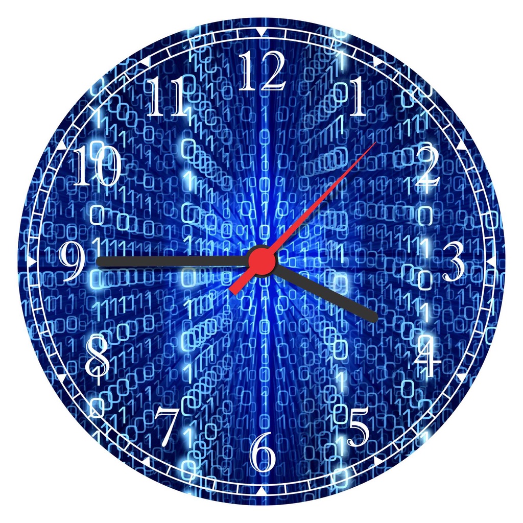 Relógio De Parede Informática Eletrônica Salas Decorações Quartz T001