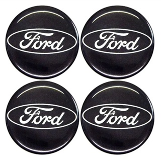 EMBLEMA CALOTA RESINADO FORD PRETO 48MM 4 UNIDADES em Oferta na Shopee
