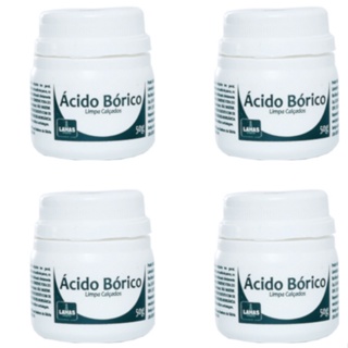 Antisseptico acido borico 50 gramas  - limpa prata Muitas Utilidades limpeza em Oferta na Shopee