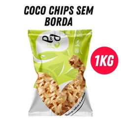 Chips de Coco Sem Borda e Sem Açúcar - P&P