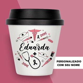 Mini Copo Bucks para Café Enfermagem Personalizado com Seu Nome em Oferta na Shopee